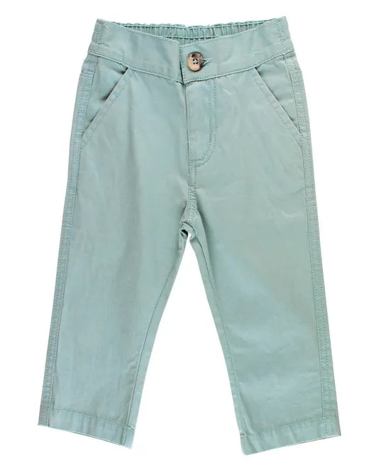 Antique Blue Straight Chino Pants