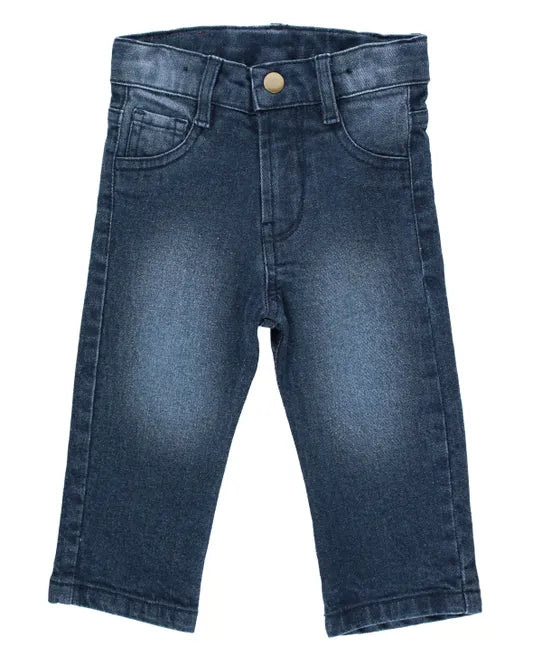 Medium Wash Straight Denim Jeans
