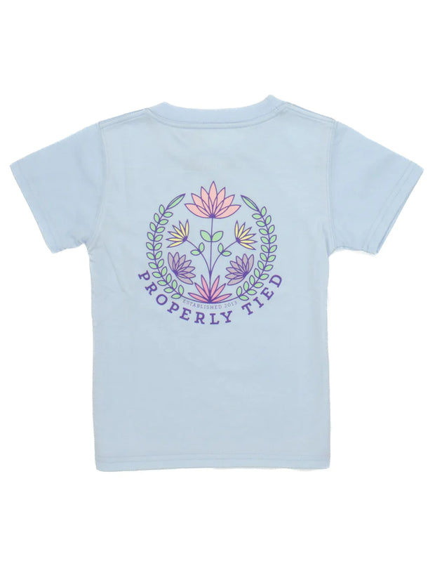 LD Floral SS Periwinkle