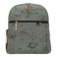 2-IN-1 Provisions Backpack-Olive Ink Blot