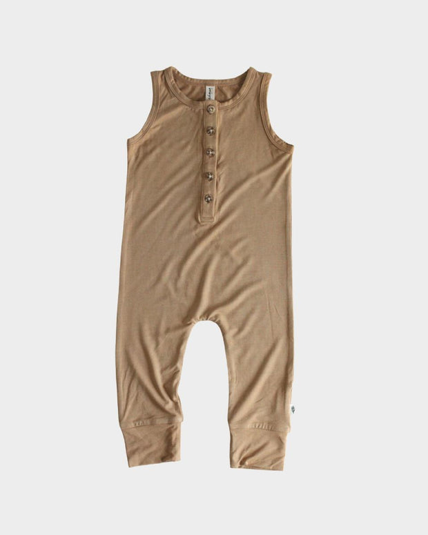 Henley Tank Romper Baby Sprouts