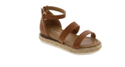 Double strapped with Ankle buckle sandal - Wildflower Children's Boutique