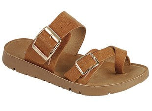 Double buckle Strapped sandal - Wildflower Children's Boutique