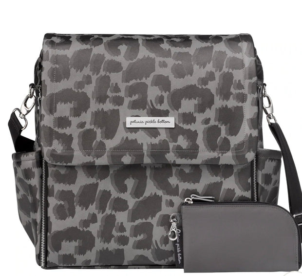 Boxy Backpack-Shadow Leopard