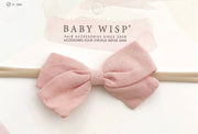 Emma Fabric Baby Bow Infant Headbands