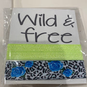 Two pack of knot hair ties on a card - Wildflower Children's Boutique