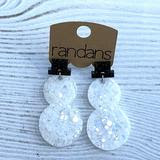 Snowman frameless Dangles earrings